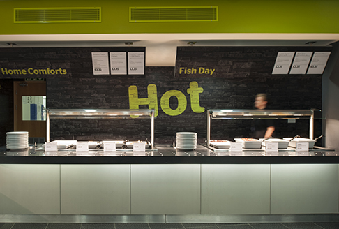 Focal point for resaturant customers